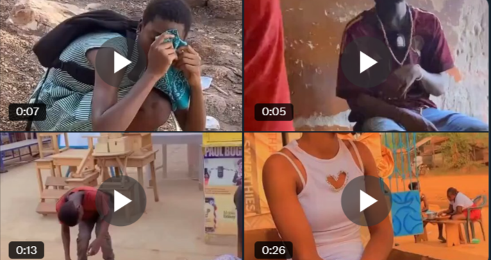 Disturbing videos of Ghanaian youths high on drugs surfaces