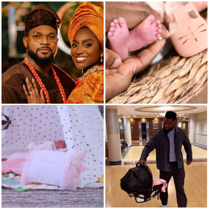 Actor Kunle Remi and wife, Tiwi, welcome their first child