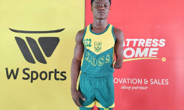 Amputee athlete steals spotlight at Ashanti Regional Super Zonal Athletics Competitions