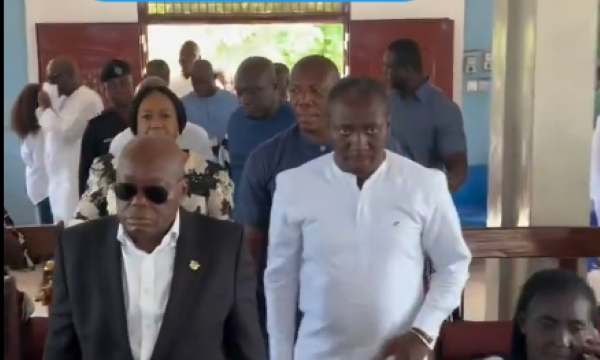 Akufo-Addo, Minority Leader attend JB Danquah’s 60th Remembrance Service at Kyebi