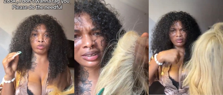 Lady Calls Out Hair Vendor Over Substandard ₦285,000 Bone Straight Wig