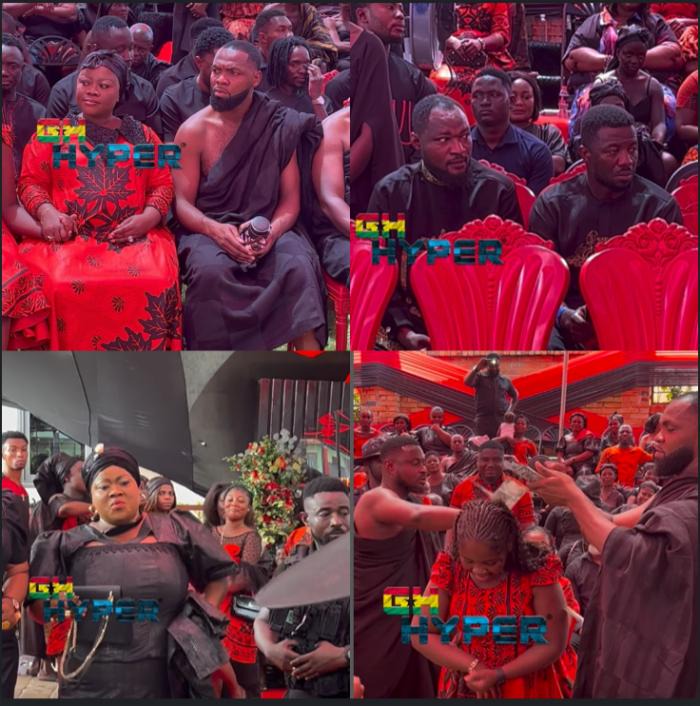 Kwaku Manu, Funny Face, Kwaku Oteng and Other Prominent Ghanaians Storm Obofour’s Mum’s One Week Remembrance