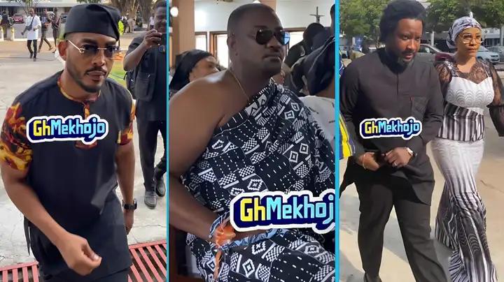 Top Celebrities Attend John Dumelo’s Father’s Funeral