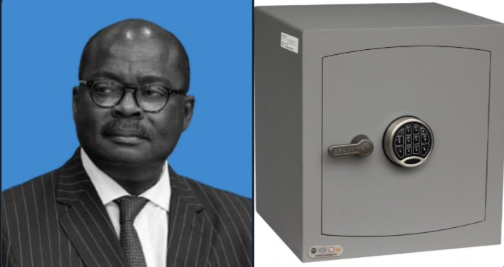 Alarm – Ernest Addison’s home was raided over suspicion of allegedly having a vault containing billions