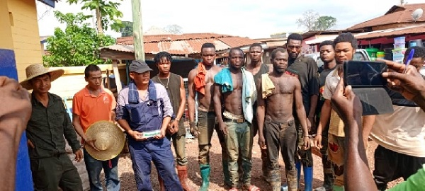 12 illegal miners, including three Chinese arrested in Tano Anwia Forest Reserve