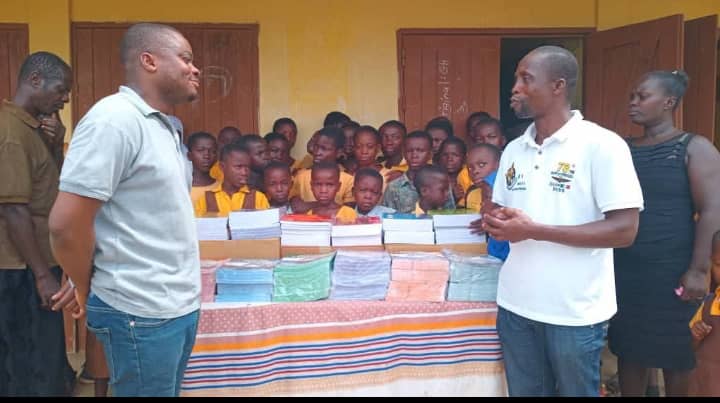 Three basic schools in Assin North benefits from free textbooks