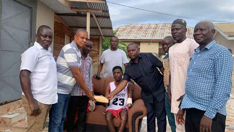 Bawumia Supports Electrical Accident Victim