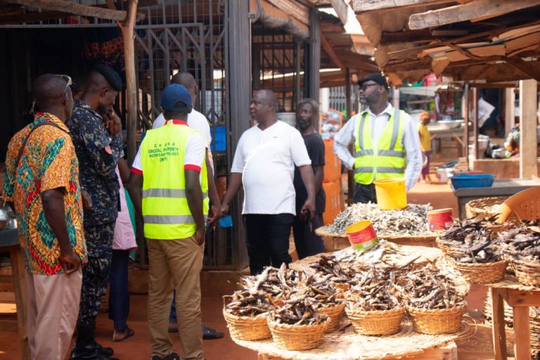 Ketu North Municipal Assembly clears traders from Dzodze roads