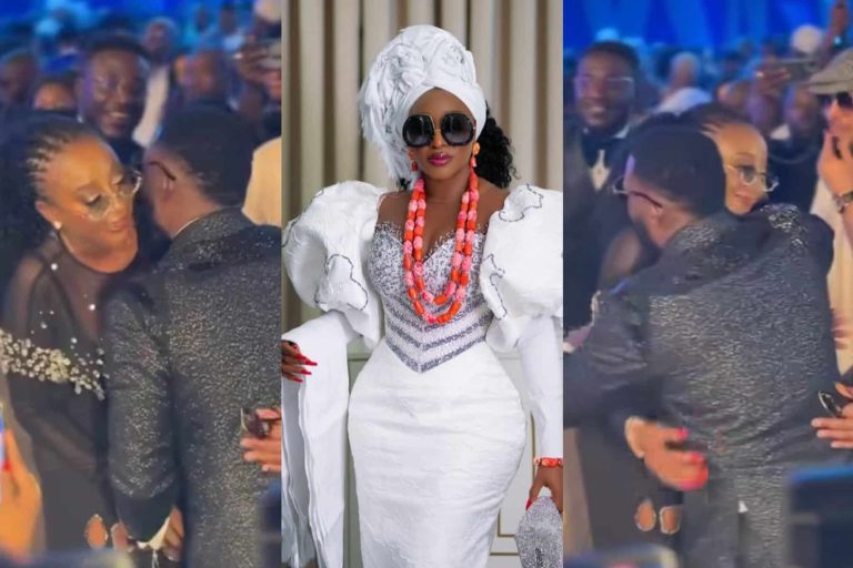 “She has to recover the money she used for her father’s burial” – Mix reactions as Ini Edo storms birthday party in Ghana, one day after father’s burial (Video)