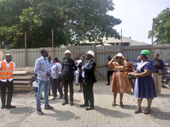 KBTH CEO Tours Hospital Project Sites