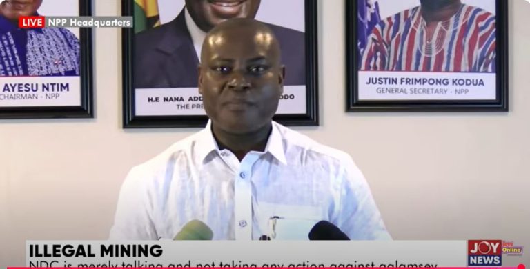 NDC members are visibly emboldened to engage in galamsey – Ahiagbah claims