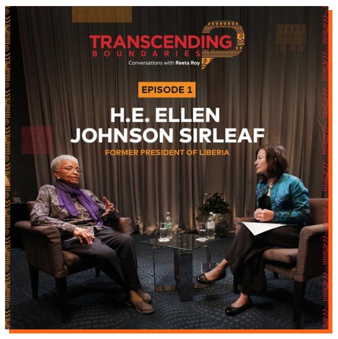 Mastercard Foundation launches new podcast, features Ellen Johnson Sirleaf