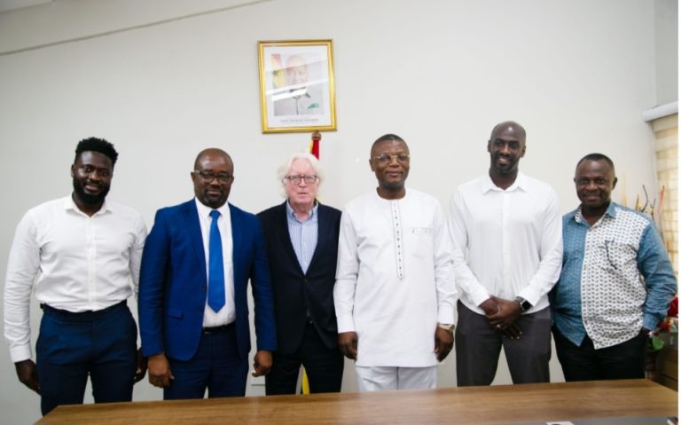 Ghana FA President Kurt Okraku, Black Stars technical team meet Sports Minister