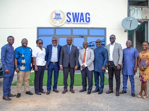 GFA pays courtesy call on SWAG, sets roadmap towards developing Ghana football