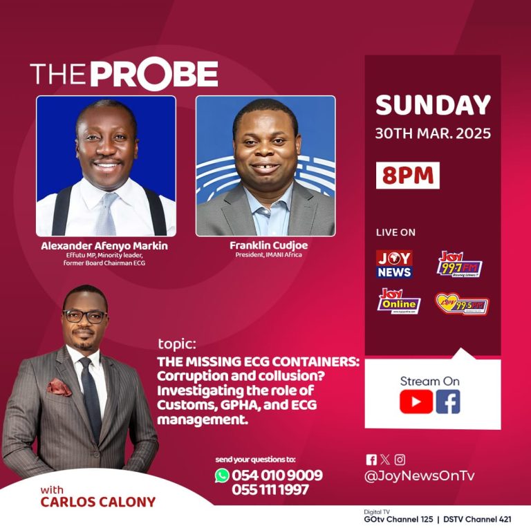 The Probe to discuss ECG’s missing containers scandal