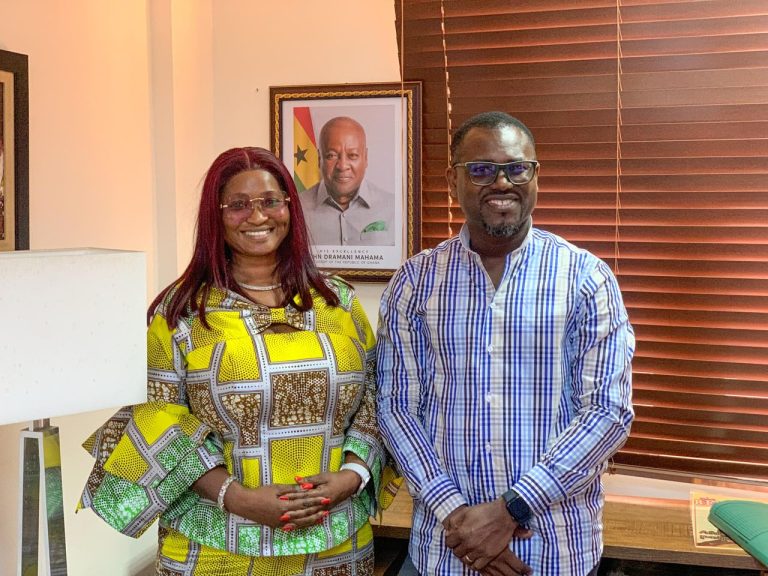 Abeiku Santana pledges support to Ghana Tourism Authority CEO Maame Efua Houadjeto