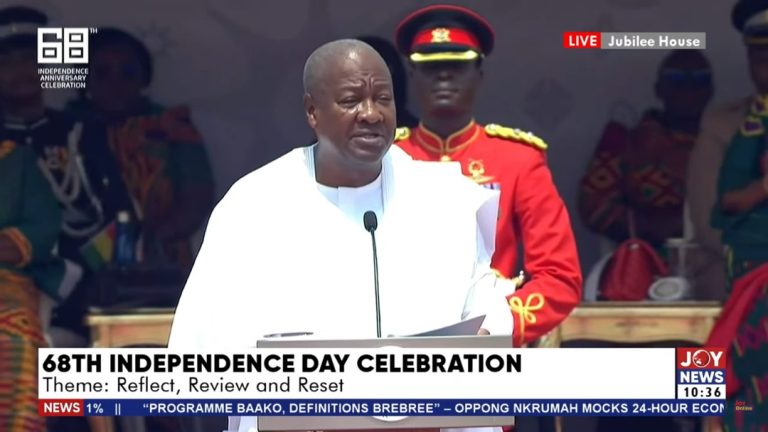 Hosting a scaled-back 68th Independence Anniversary is due to economic hardship – Mahama