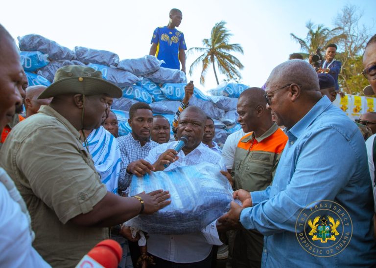 Agbodza, Ibrahim Mahama, donate to victims of tidal waves