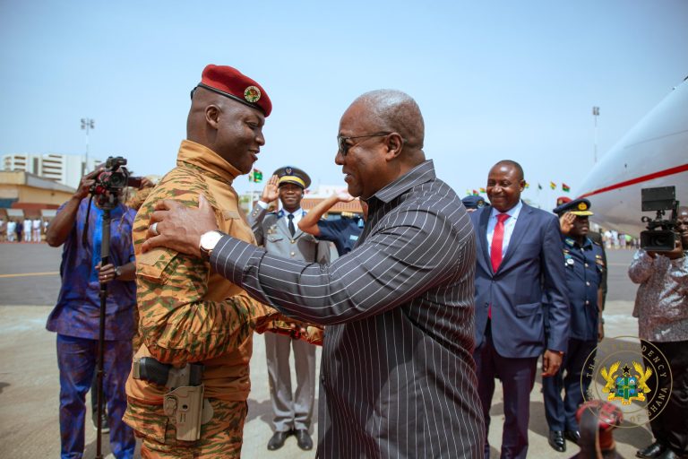 President Mahama holds meeting with Burkina Faso’s Captain Ibrahim Traoré  