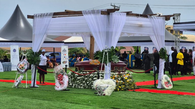 Justice Yaw Oppong lays his Mother to rest