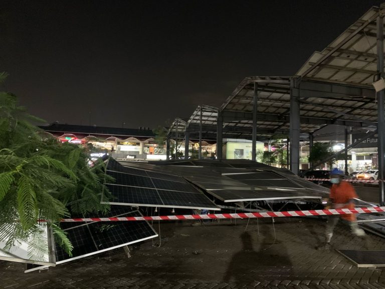 We apologise for any distress caused – A&C Mall management on solar panel collapse