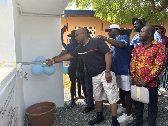 Phi Beta Sigma (Ghana) inuagurates borehole for Attakrom-Amanfro Community