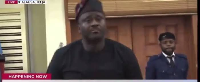 Desmond Elliot Overcome With Emotions, Unable To Speak As Meranda Resigns