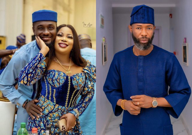 Adeniyi Johnson Calls Out Colleague, Habeeb Alagbe Over Kiss With Wife, Seyi Edun