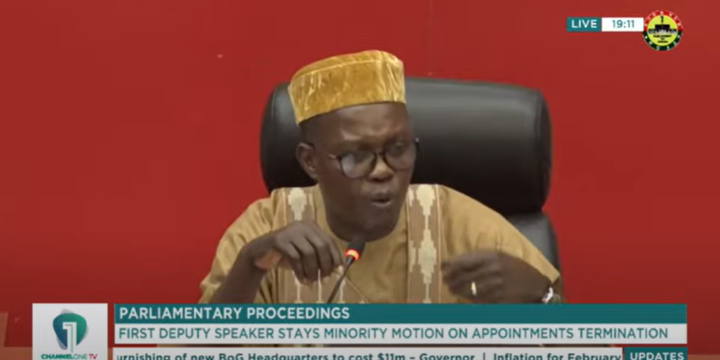 First Deputy Speaker blocks Minority’s motion on public service terminations