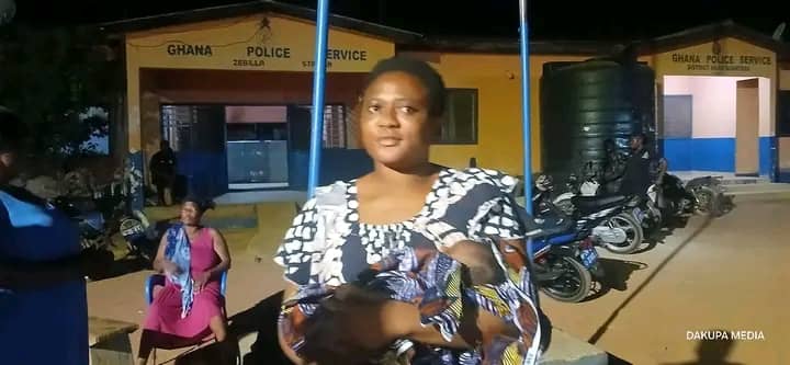 Abandoned baby found behind Shops at Zebilla market