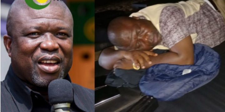 Volta Regional Minister spends night with tidal wave victims in Ketu South