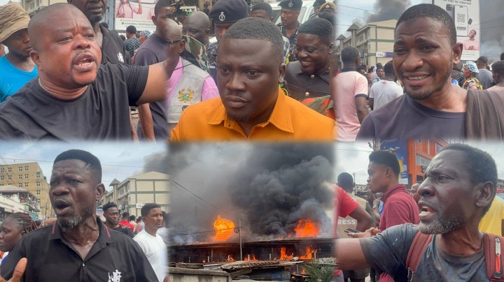 Ashanti Regional minister in trouble as angry Kumasi Adum boys nearly b3at him