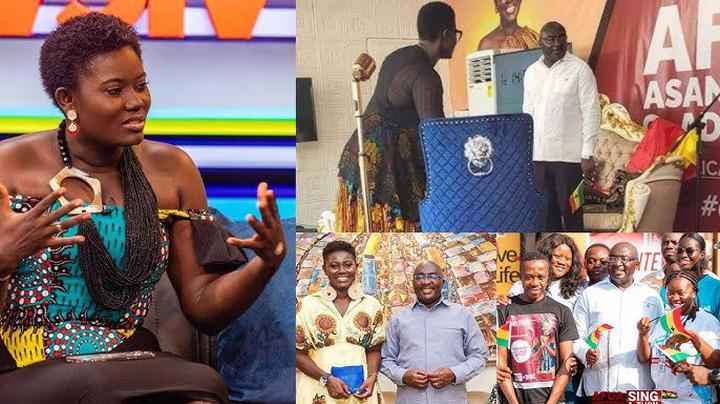 A Team Member of Afua Asantewaa Shares Photos and Videos as Evidence of Items Received From Dr Bawumia