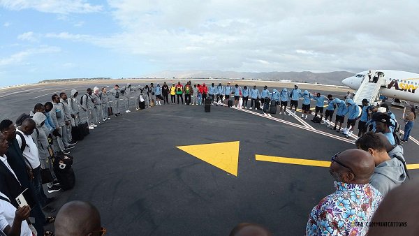 Black Stars arrive in Al Hoceima for Madagascar clash (photos)