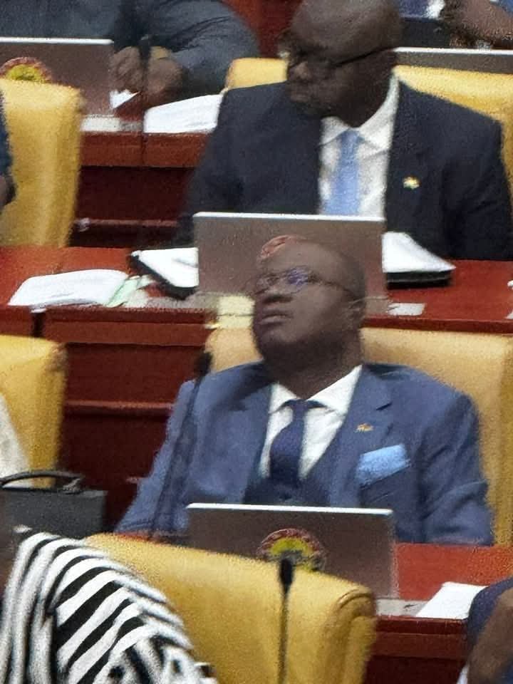 Sleeping Mampong NPP MP sparks social media frenzy at budget presentation