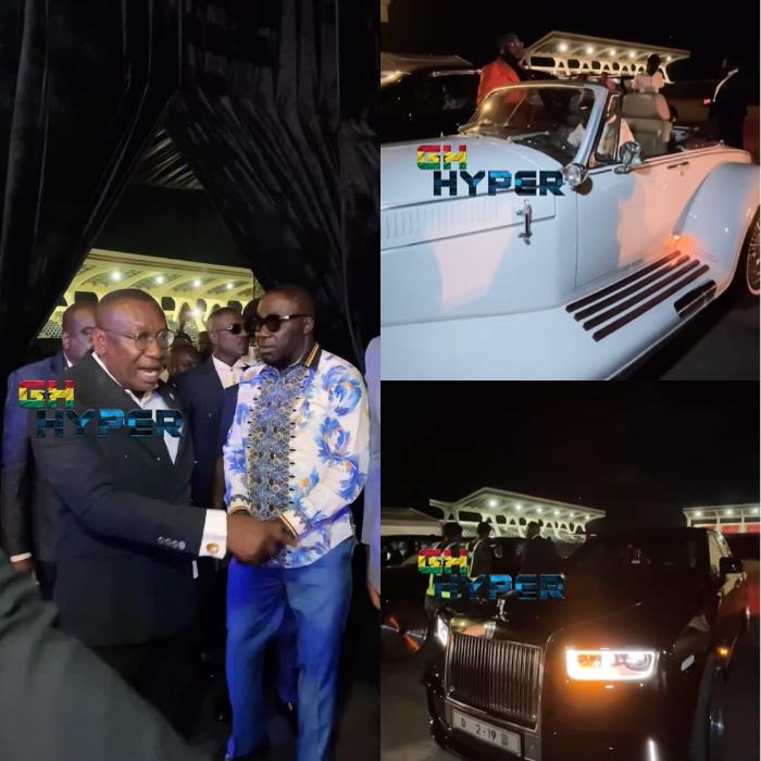God Punish Poverty! Osei Kwame Despite and East Legon Old Rich Men Storm Richard Quaye’s Birthday with Vintage Cars – Videos Cause Stir