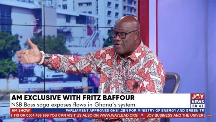 Kwabena Adu-Boahene’s alleged scandal should’ve been prevented by NSB Board – Fritz Baffour