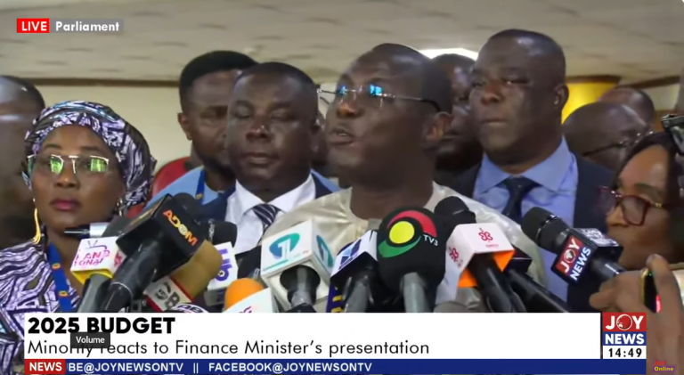 Minority slams NDC’s 2025 budget, Amin Adam labels promised jobs as ‘sakawa jobs’