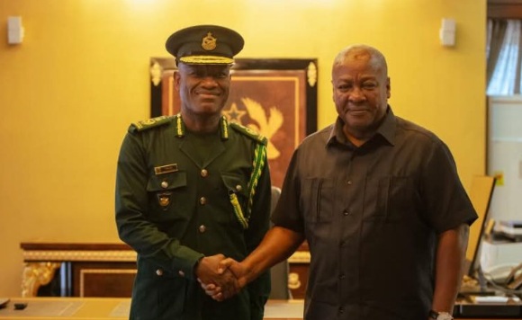 President Mahama commends outgoing service commanders for dedicated service