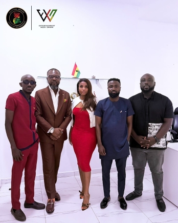Entertainment in Ghana Team meets with Diaspora Affairs Director KOD to discuss cultural initiatives