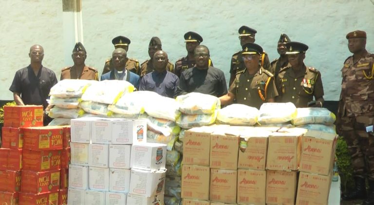 Ibrahim Mahama donates food items to Sunyani Central Prison inmates