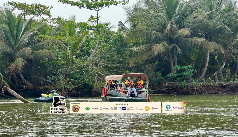 Participants enjoy thrilling boat ride at Maaha Beach Village