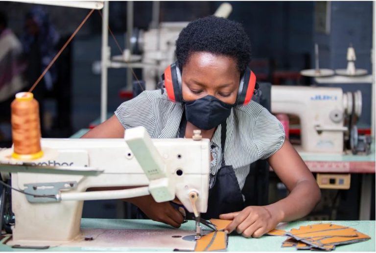 Rwanda entrepreneur turns discarded tires into fashionable footwear