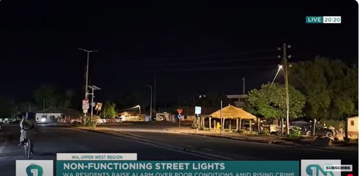 Wa residents decry poor street lighting, demand urgent action to curb insecurity