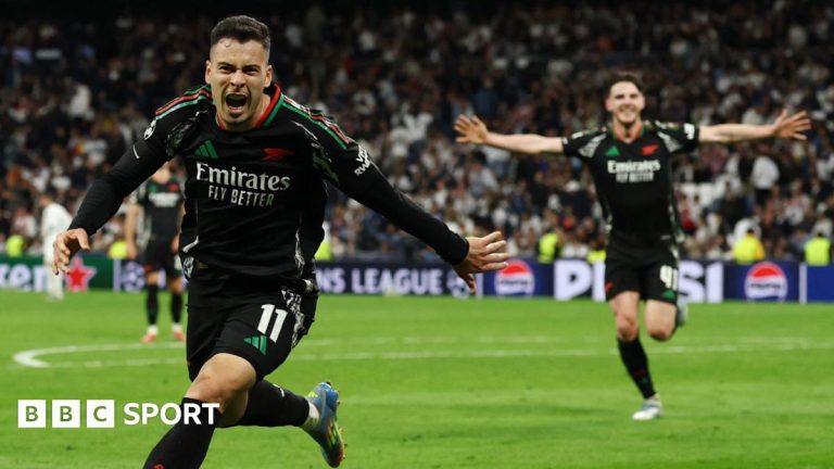Champions League: Arsenal through to semi-finals after aggregate win over Real Madrid