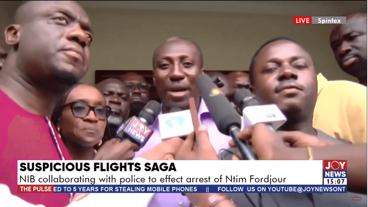 Top NPP officials at Ntim Fordjour’s house to foil his alleged arrest by NIB