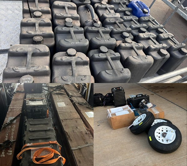Government releases video, photos of aircraft inspection amid cocaine, cash allegations