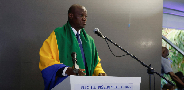Junta leader Nguema vows to rebuild Gabon after landslide election win