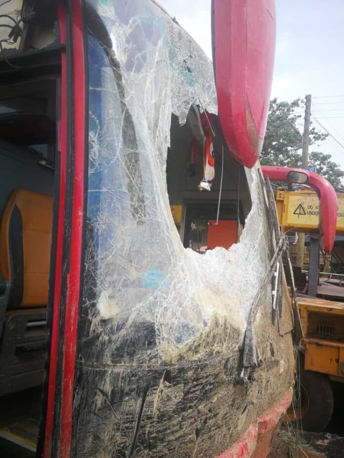 14 sustain injuries in accident at Anaji