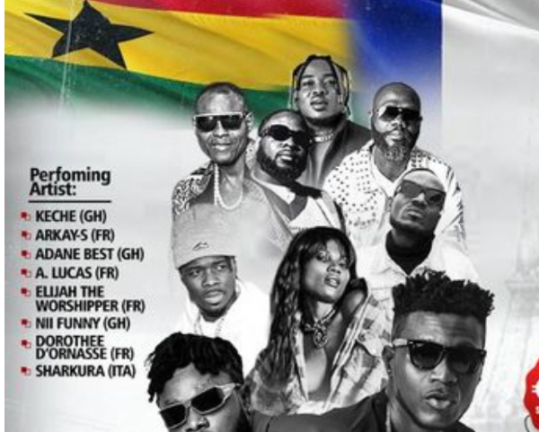 Keche, Arkay-S headline maiden Easter Concert in Paris on April 19